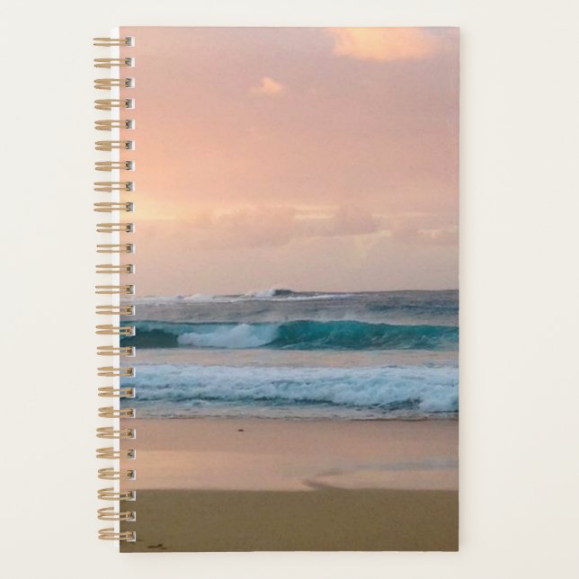 Sunset Beach and ocean  Planner (Front)