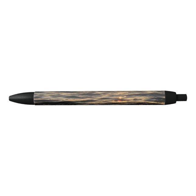 sunset beach black ink pen (Front)