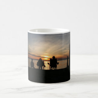 Sunset Beach Camping Coffee Mug