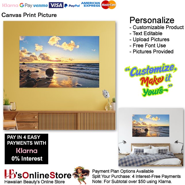 Sunset Beach Canvas Print Picture 27 (Sunset Beach Canvas Print Picture 27.)