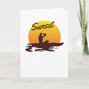 Sunset Beach Card