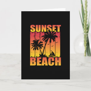 Sunset Beach Card