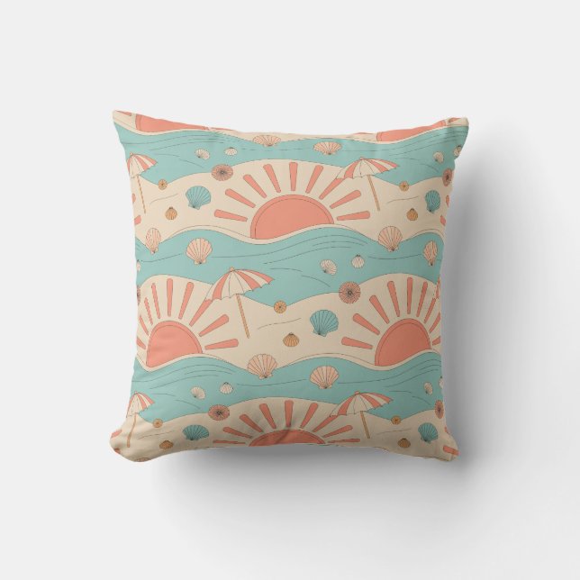 Sunset Beach Cushion (Front)