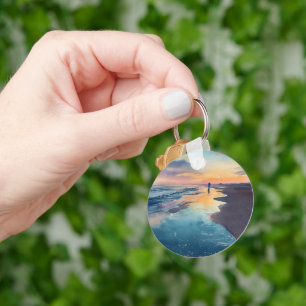 Sunset Beach Keyring