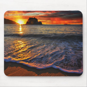 Sunset Beach Mouse Pad