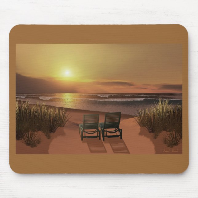 SUNSET  BEACH MOUSEPAD (Front)