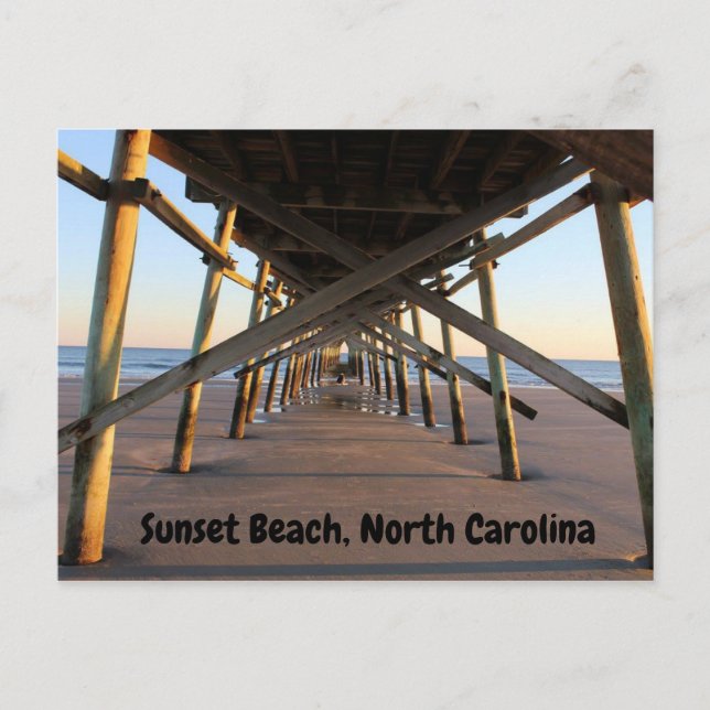 Sunset Beach North Carolina Vacation Photo Postcard (Front)