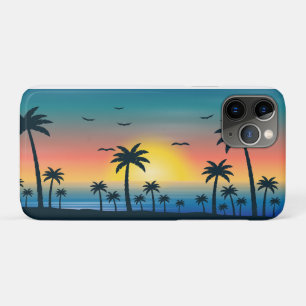 Sunset Beach Palm Tree Case-Mate iPhone Case