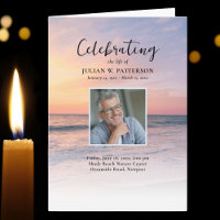 Sunset Beach Photo Celebration of Life Funeral