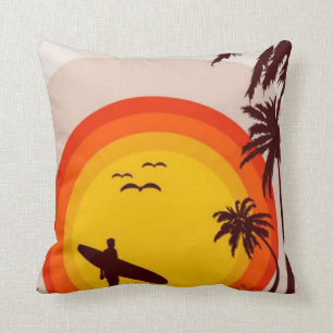 Sunset Beach Pillow