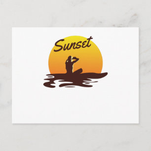 Sunset Beach Postcard