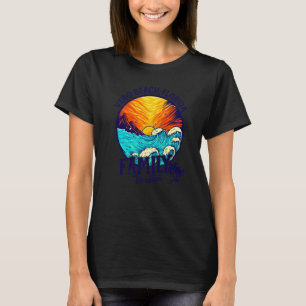 Sunset Beach Retro Vero Beach Florida Family Vacat T-Shirt