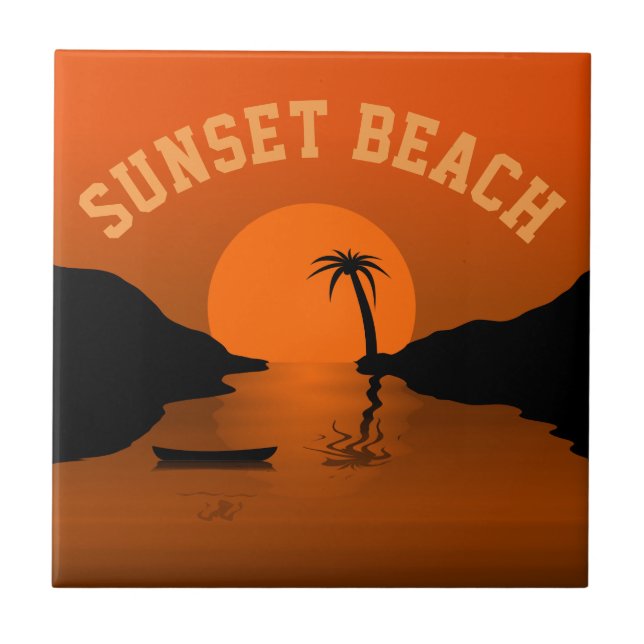 Sunset Beach Tile (Front)