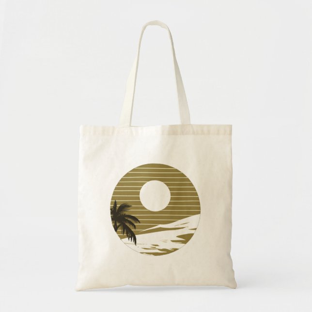 Sunset Beach Tote Bag (Front)