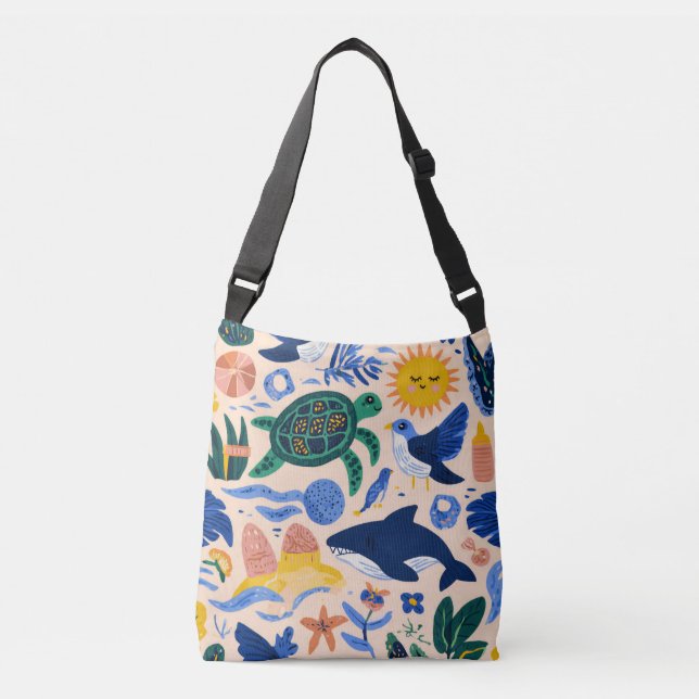 Sunset Beach Tote Bag Gift (Front)