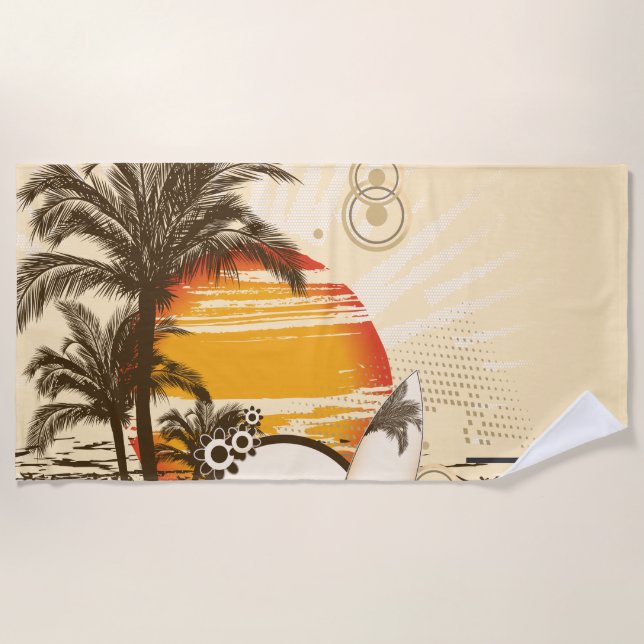 Sunset - Beach Towel (Front)