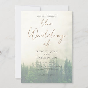Sunset Beach Wedding Beachfront Wedding Invitation