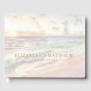 Sunset Beach Wedding Oceanside Wedding Guest Book