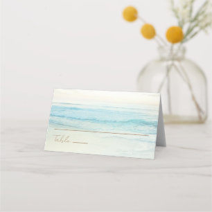 Sunset Beach Wedding Oceanside Wedding Place Card