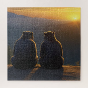 Sunset Bears Jigsaw Puzzle