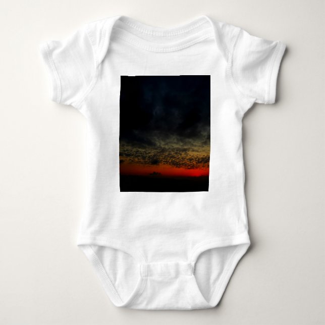 Sunset Before the Storm Baby Bodysuit (Front)