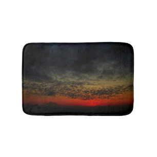 Sunset Before the Storm Bath Mat