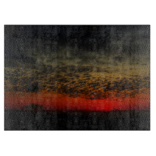 Sunset Before the Storm Cutting Board