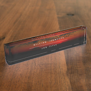 Sunset Before the Storm Nameplate
