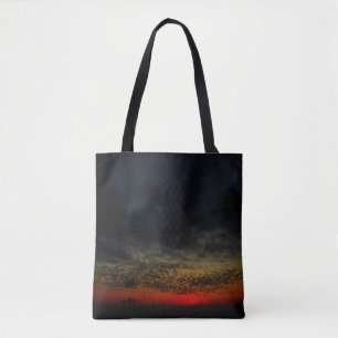 Sunset Before the Storm Tote Bag