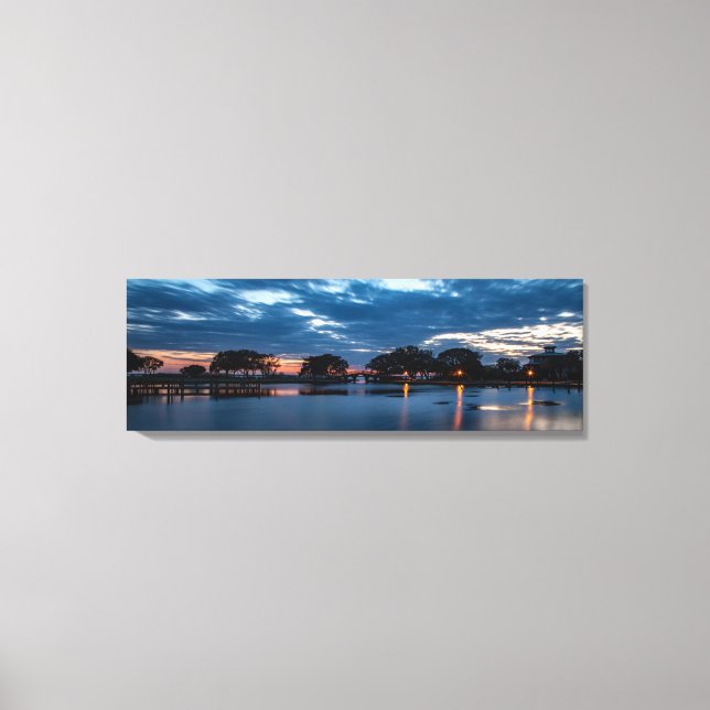 Sunset Begins At Whalehead Canvas Print (Front)
