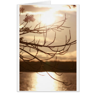 Sunset Blank Card