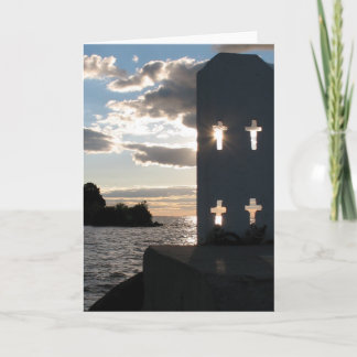 "Sunset Blessings" - Photo Art Card