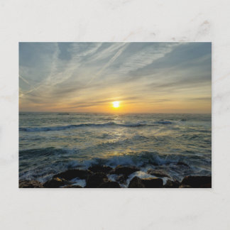 Sunset Bliss in Portugal Postcard