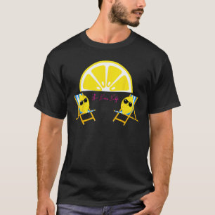 Sunset Bliss Lemon Slice Summer Vacation Lemons I  T-Shirt