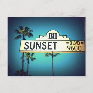 Sunset Blvd. Postcard