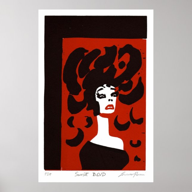 Sunset BLVD Poster (Front)