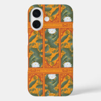 Sunset Botanical Panel Pattern - The White Lotus