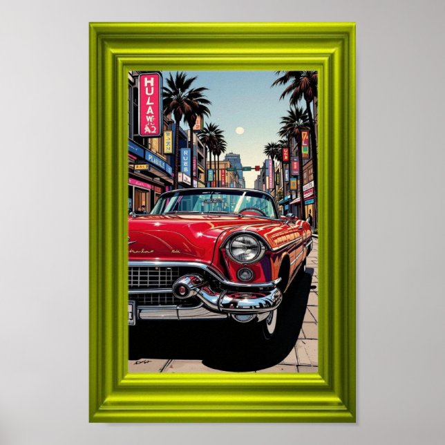 Sunset Boulevard – Classic Convertible Poster (Front)