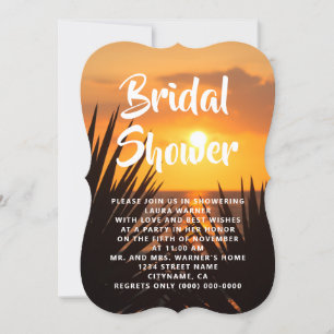 Sunset Bridal Shower Invitation