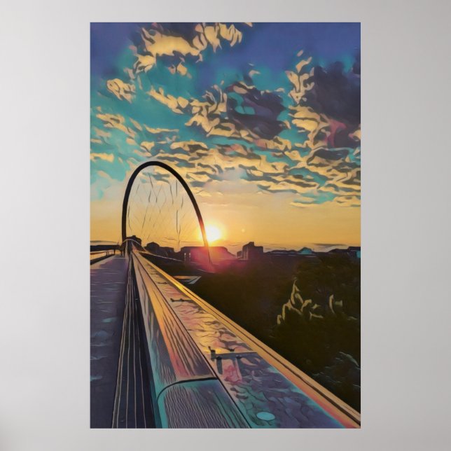 Sunset bridge Poster (Front)