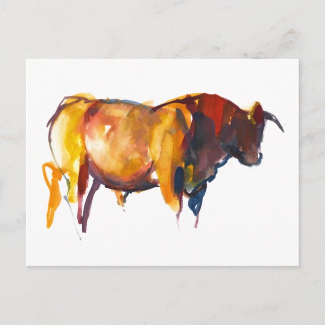 Sunset Bull 2010 Postcard (Front)