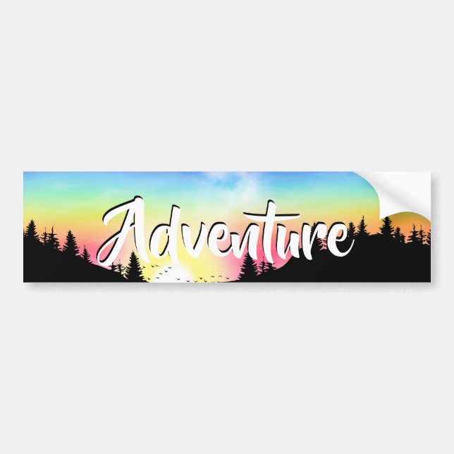 Sunset Bumper Sticker (Front)