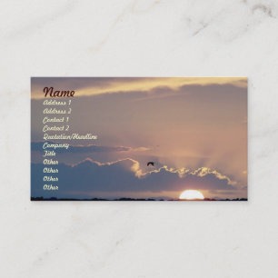 Sunset Business Card