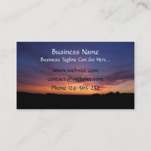 Sunset Business Card