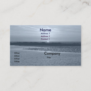 Sunset Business Card