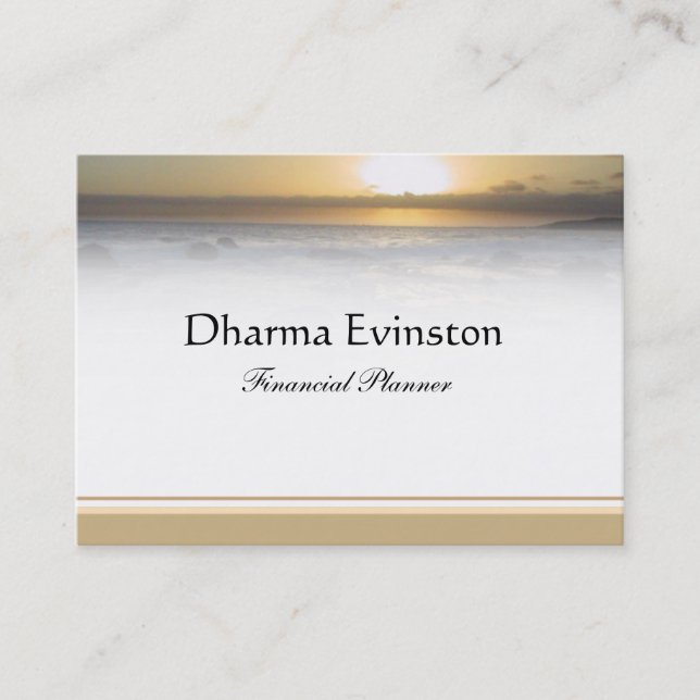 Sunset Business Card (Front)