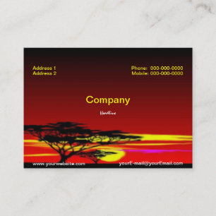 Sunset Business Card