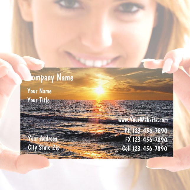 Sunset Business Cards (Creator Uploaded)