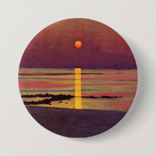 Sunset (by Félix Vallotton) 7.5 Cm Round Badge