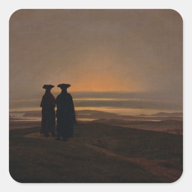 Sunset  c.1830-35 square sticker (Front)
